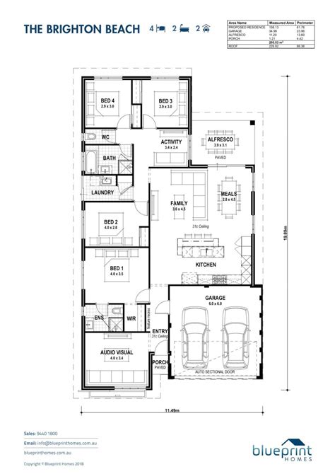 And having 2 bedroom + attach, 1 master bedroom+ attach, 1 normal bedroom. Brighton Beach - Perth Home Design in 2020 | Bungalow ...