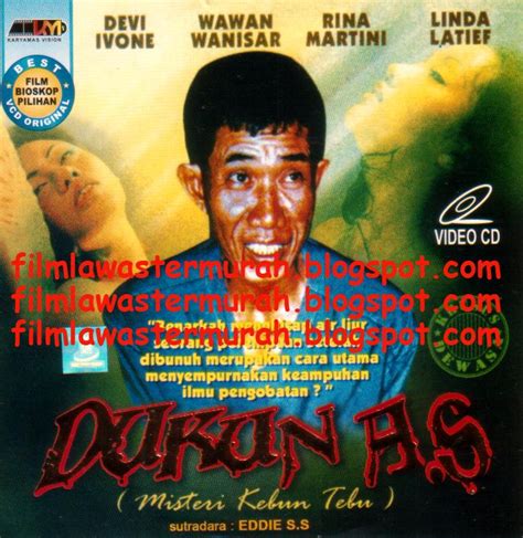 For faster navigation, this iframe is preloading the wikiwand page for wawan wanisar. Dukun A.S - Misteri Kebun Tebu (1997) - Film lawas termurah