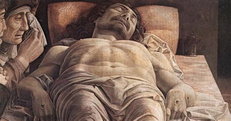 (ireland, slang) very embarrassed or embarrassing. Il Cristo morto di Andrea Mantegna - 300 The Italian Touch