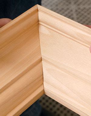 Use your table saw for cross cuts. The Secret to Coping Crown Molding - Fine Homebuilding