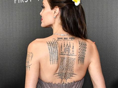 Presley gerber appears to have removed his misunderstood face tattoo. Angelina Jolie Tattoo Thailand Meaning - tattoo design