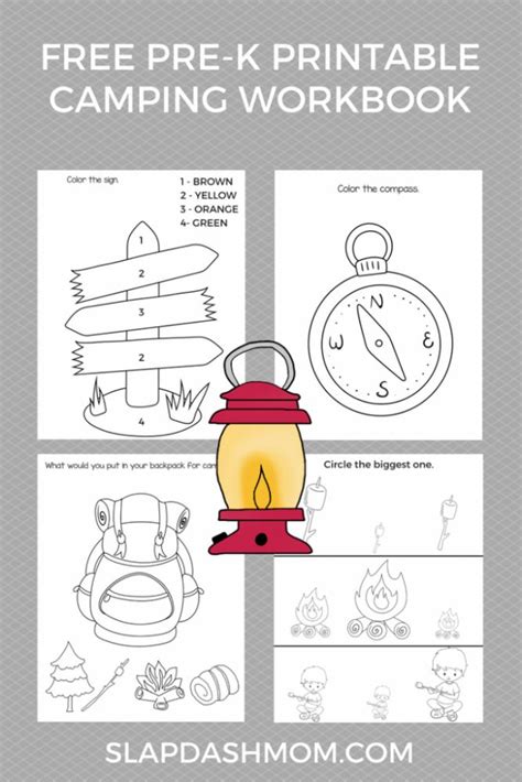 free homeschooling printables for preschool camping preschool