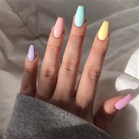 The summer heat is all the way here and if you are like me you are feeling it! - Aesthetic acrylic nails | Fake nails, Coffin nails ...