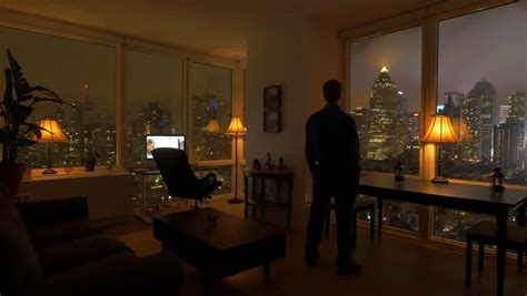 Sfoglia 42.733 house interior night fotografie stock e immagini disponibili, o avvia una nuova ricerca per scoprire altre. Interior Loft Apartment View At Night. Person Working At Home. City Skyline Lights Stock Footage ...