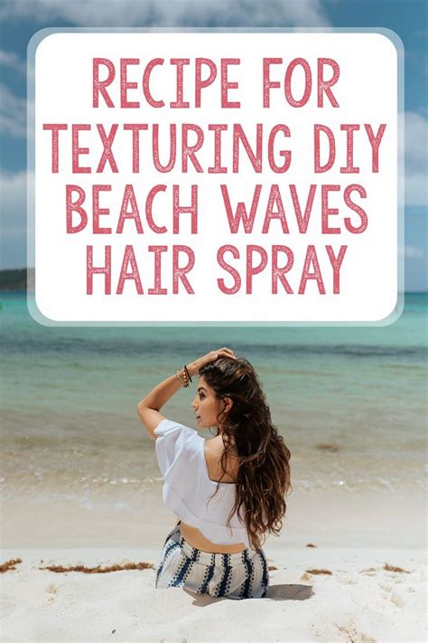 To try this overnight beach wave hair style, create two (three or even four) twisted buns. Texturing DIY Beach Waves Hair Spray | Recipe in 2020