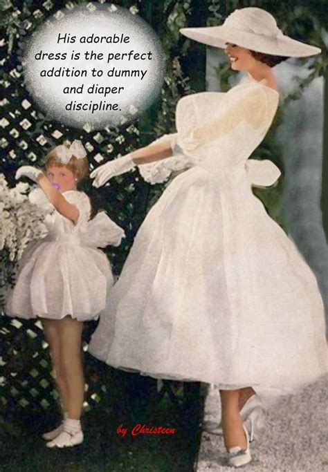 Abdl, diaper fetish, discipline & ageplay. 12/7 Start him young! And what an adorable dress! I don't ...