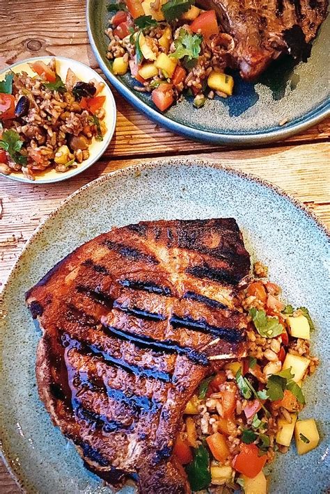 Couscous has to be one of the most underrated ingredients in the kitchen. Dry-Spiced Caribbean Pork Chops with Caribbean Couscous ...