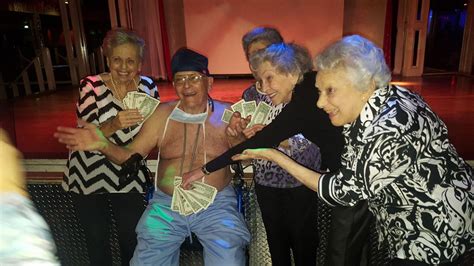 Currently you are watching women filmed at a masculine stripper show. 'Silver strippers' put on show for retirement community ...