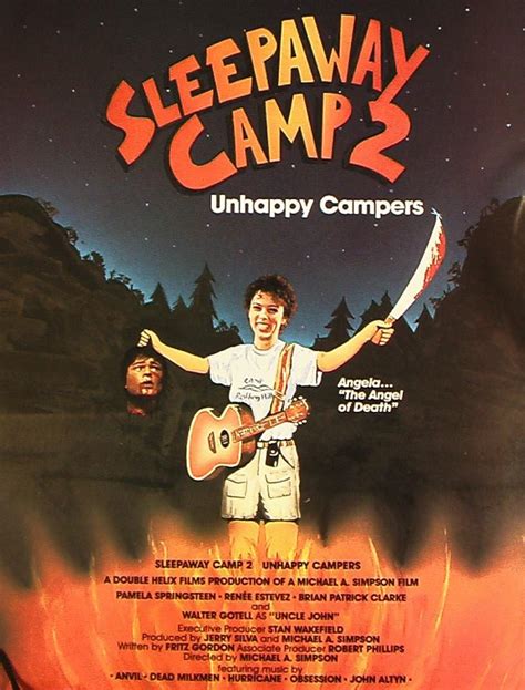 Referenced in, featured in, spoofed and more. Cineplex.com | Sleepaway Camp 2: Unhappy Campers
