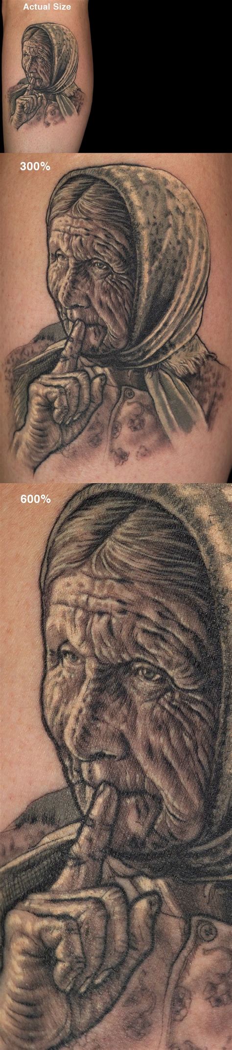 Discover, collect and share inspiration from a curated collection of tattoos by gejmr 1009. Shhhhh.jpg (1009×4557) | Tattoo artists, Portrait