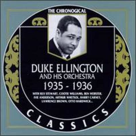 Duke ellington also appears in this compilation. Duke Ellington, 1935-1936 -by- Duke Ellington,The Chronological Classics, .:. Song list