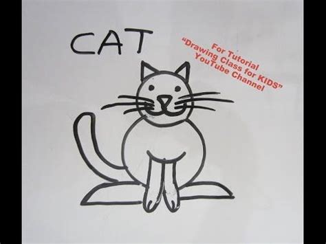 This step by step lesson progressively builds upon each previous step until you get to. How to Draw CAT Sitting- Step by Step Tutorial for Kids ...