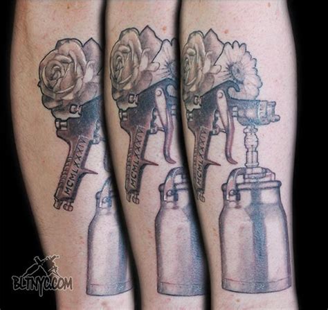 Maybe you would like to learn more about one of these? Spray can with flowers tattoo by Nasa at BLTNYC Tattoo ...