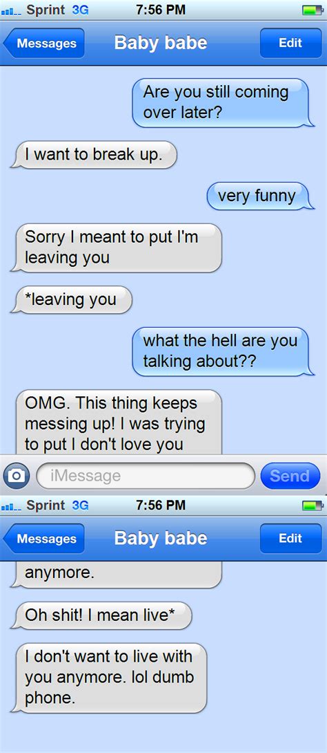 Brother isgood at textin g jokes. Biggest Relationship Screenshot Fails Of All Time | Funny ...