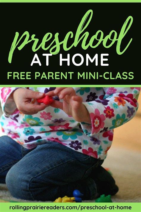 Starting Preschool at Home Parent Mini-Class | Preschool ...