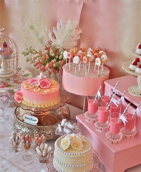 Lovely baby showers, inspiring nursery how to set up a candy buffet in 6 easy steps including how much candy to order, how to display it and design ideas on creating a themed candy table. vintage-esque baby shower pastry vignette-sincredible ...