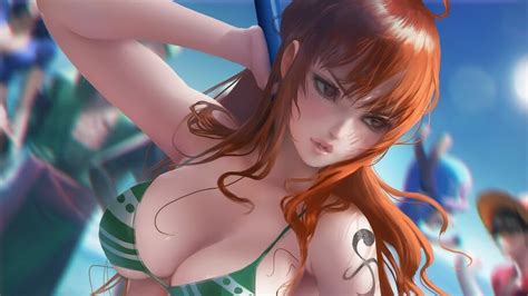 You are about to enter a website that contains explicit material (pornography). Nami, One Piece, 4K, #6.46 Wallpaper