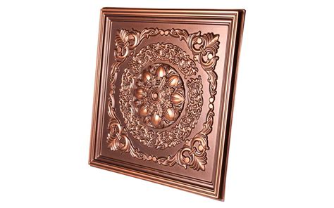 Transform your home with stunning and tempting antique copper mosaic tile, matching the latest interior design trends. CT-247 - Antique Copper Ceiling Tiles