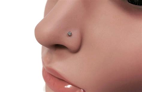 The human nose can smell over 1 trillion scents, according to researchers. Genuine Diamond Nose Stud in Solid 14 Karat Yellow Gold ...