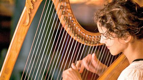 Ohoh the harp, you have to play it a lot, like a lot, everytime you complete a run play it like 20 times in a row, until he manages to play little riffs here and there, and make sure you speak to orpheus often to trigger all dials =) he does play pretty tasty riffs, and i've long exhausted all orpheus dialogue. A playing harp | Sunday Observer