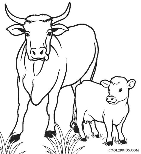 In coloringcrew.com find hundreds of coloring pages of cows and online coloring pages for free. Free Printable Cow Coloring Pages For Kids | Cool2bKids