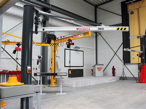 Quality forks are the unflagging helpers that lift and lower loads all around the clock, day in, day out. New showroom - VETTER cranes live | Vetter Krantechnik