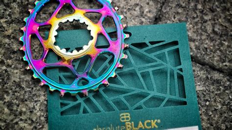 Face that pops the stunning rainbow pvd finish. Win 1 of 4 AbsoluteBlack PVD Rainbow Oval chain rings ...