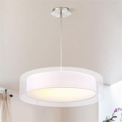 The best in modern lighting. Modern Forms Metropolis Brushed Nickel LED Pendant Light 3000K 2474LM | PD-16824-BN ...