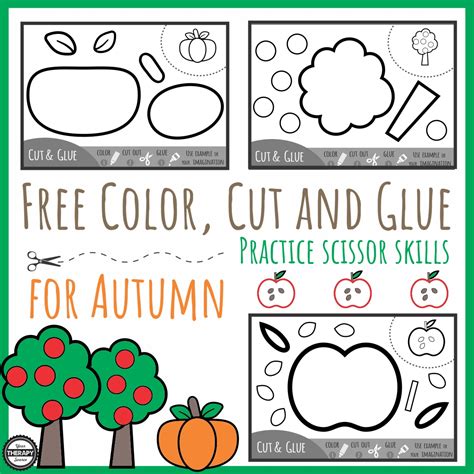 Check spelling or type a new query. Color Cut Glue Scissor Practice for Fall - Your Therapy Source