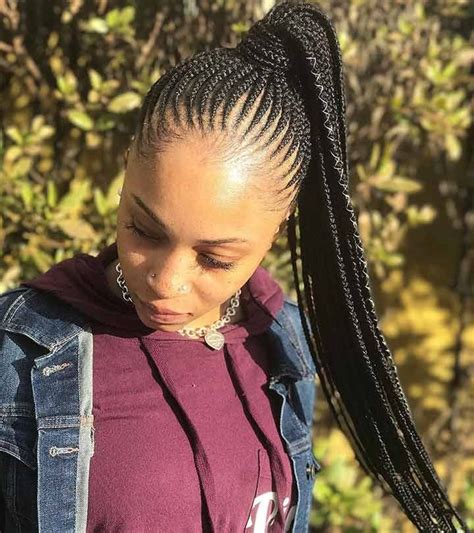 Forget the fads, the ads, the karlie, and the rest: The Reason Why Everyone Love Straight Up Hairstyle | Cornrow hairstyles, Cool braid hairstyles ...