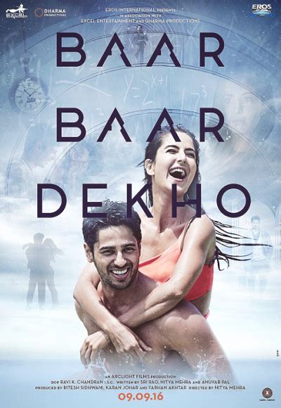 However, her boyfriend, who is a genius mathematician is afraid of commitment and breaks up with her just ahead of their wedding. Baar Baar Dekho (2016) Full Movie Watch Online Free ...