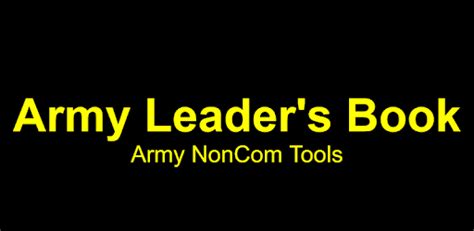 Installeer gratis de nieuwste versie van army leader's book app. Army Leader's Book - Apps on Google Play