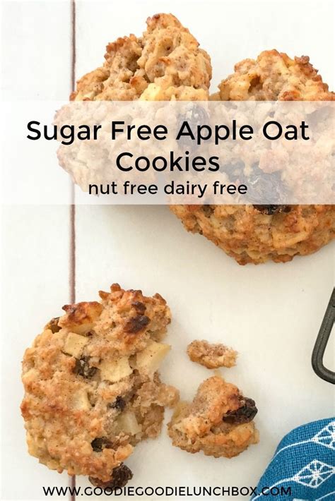 A good substitute for flour in oatmeal cookies is instant oats. Sugar Free Apple Oatmeal Cookie Recipe / Apple Oatmeal ...