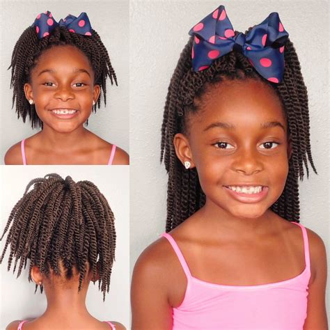 Crochet braids with soft dread hair. Soft Dreads Hairstyles For Kids / 33 Cute Natural ...