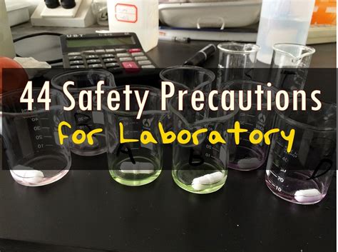 Finally, while examples of practices from national laboratories are included in this discussion many of the procedures and precautions used in this lab can actually be found on the web.1 it is prudent practices in the laboratory: 44 Important Safety Precautions Inside the Laboratory