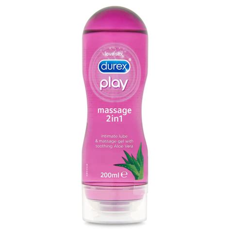 Formulado con aloe vera, por sus propiedades hidratantes. Durex Play Massage Soothing 2 in1 Aloe Vera 200ml - Skin ...