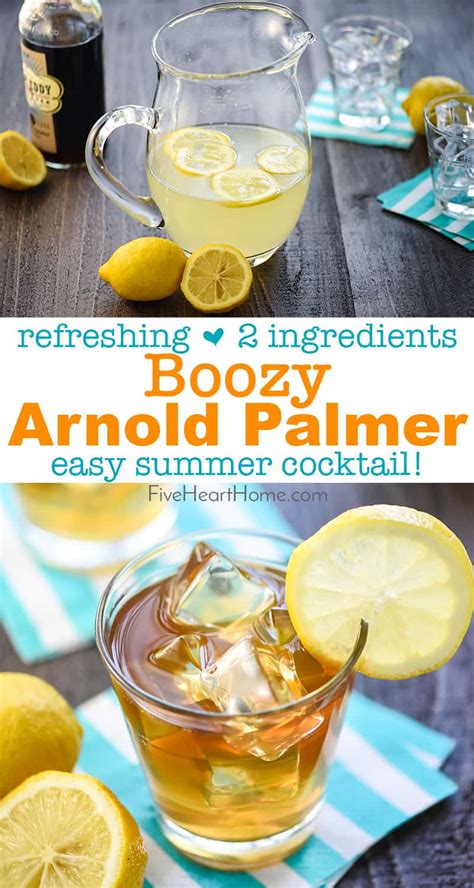 Enjoy this super refreshing cocktail. Boozy Arnold Palmer Drink ~ a spiked version of the ...