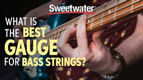 BEST String Gauge for Your Bass Guitar Strings - YouTube