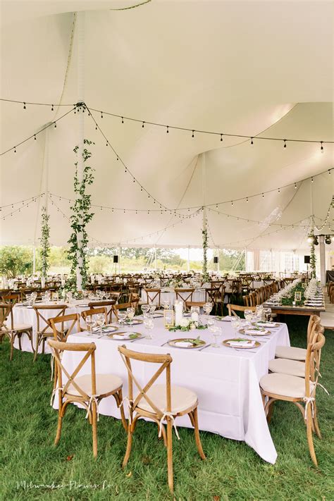 Receiving over 100 applications after their call for charities in october, the flowers for dreams team made their selections based on three criteria: Private home tent wedding | reception décor | designed by ...