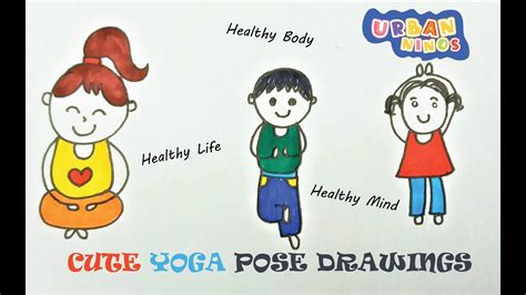 How to draw international yoga day logo youtube. Easy Yoga Day Drawing - YouTube