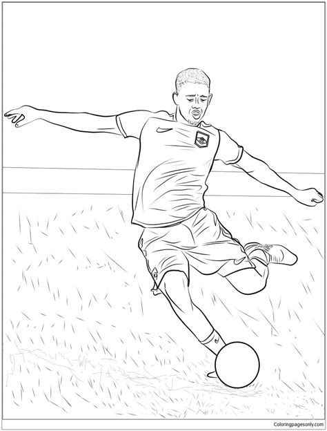 By filling colors on the color pages characters your child's handwriting will get ginormous amounts of improvements and also most of the kids coloring pages have to fill with colors in multiple alphabets too, moreover, the kids will try to fill colors inside of the picture so that will significantly improve the. Gabriel Jesus-image 1 Coloring Pages - Soccer Players ...