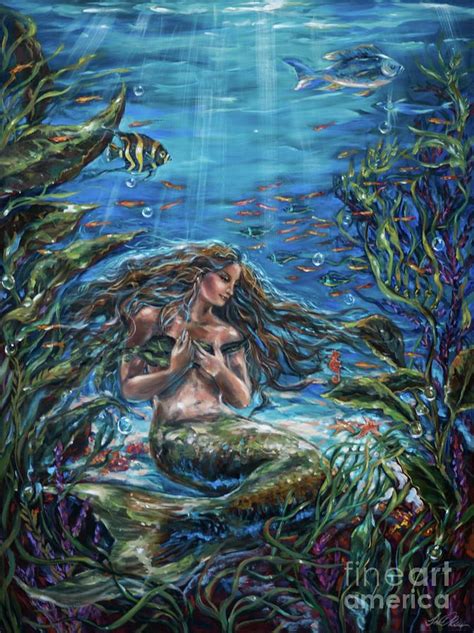 Area exhibition 1st floor summarecon mall bekasi. Secret Garden In The Sea by Linda Olsen | Mermaid art ...