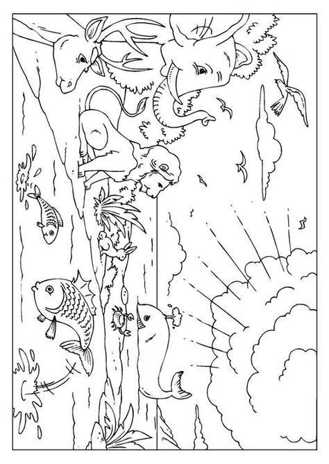 Die ausmalbilder können entweder von den eltern vorbereitet werden oder man greift auf die angebote von ausmalbilder im internet zurück. Schöpfung | Creation coloring pages, Bible coloring pages, Bible drawing