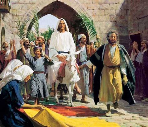 Tradition has it that joshua penned the final song of chapter 33 and. Palm Sunday | Jesus enters jerusalem, Triumphal entry ...