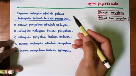 Bentuk penyampaian pendapat atau penalaran pendapat secara induktif dan deduktif pun beraneka macam. Cara Menjawab Soal Uji Penalaran Verbal - Jawaban Buku