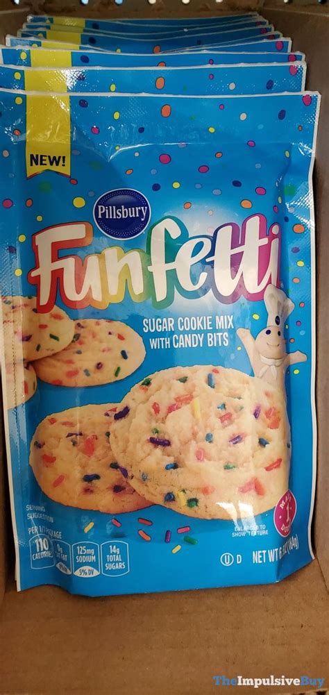 Pillsbury ™ funfetti ® sugar cookie mix is a festive blend of sugar cookie and colorful sprinkles. Pillsbury Funfetti Sugar Cookie Mix with Candy Bits ...