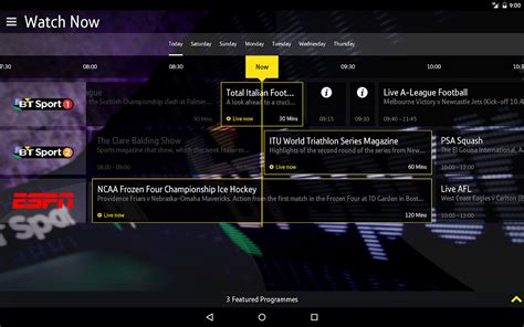 Devices must use at least android 4.1 windows 10 or ios 9 operating systems. BT Sport - Android Apps on Google Play