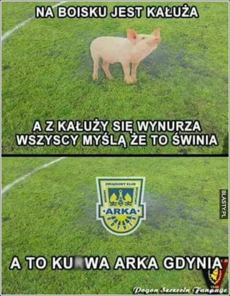 Morski związkowy klub sportowy arka gdynia (polish pronunciation: Na boisku jest kałuża memy, gify i śmieszne obrazki ...