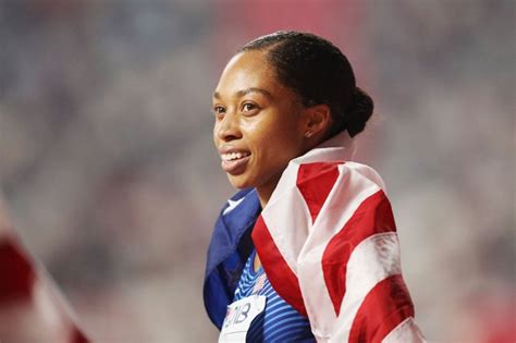 Allyson took birth in the home of parents paul felix(father) and marlean felix(mother). Allyson Felix sets world record 10 months postpartum.