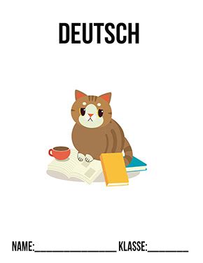 Klasse volksschule) finden sie hier zahlreiche gute übungsblätter als arbeitsblätter zum ausdrucken. Deutsch Deckblatt für Klasse 3 | Deckblätter zum Ausdrucken